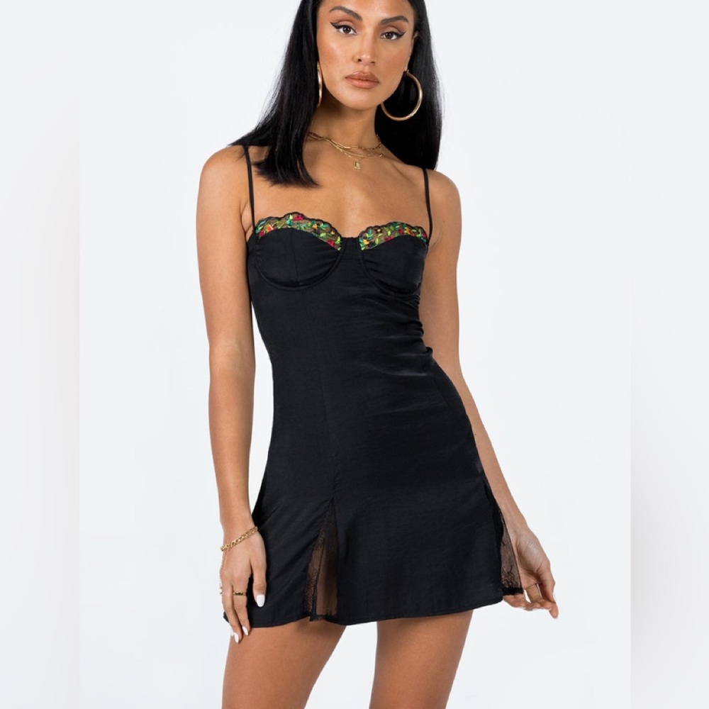 princess polly floreto mini dress size 8
